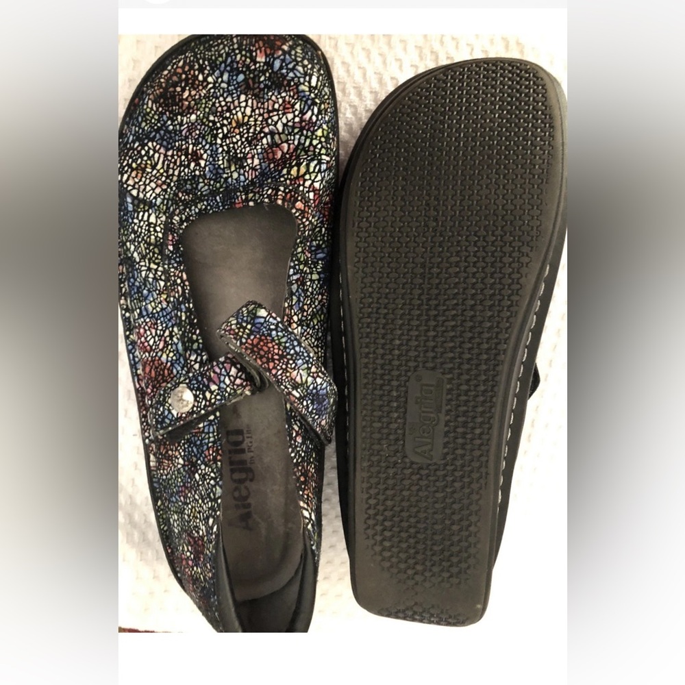 Women’s Alegria by PG Lite BEL-391 Abstract Shoes •Size 39